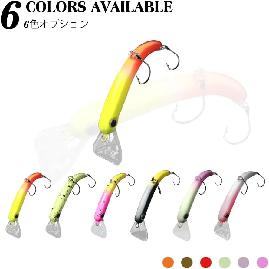 Ray Bow-Runner Trout Lure - 6.5 cm Jerkbait Style Lure for Trophy Trout, 3D Eye, Design for Trout Fishing