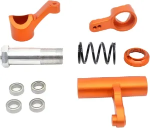 RC Car Upgrade Part for ZD for Racing MT8/ 9021/9020/9116/ EX-07/DBX-07 8594 Aluminum Alloy Upgraded Steering Group Remote Control Car Upgrade Accessories