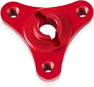 RC Car Upgrade Parts for E-revo for E-maxx 16.8 Brushless for Summit T-maxx 3.3 for Revo 3.3 1/10 Aluminum Alloy Slipper Clutch Eliminator RC Car(Red)