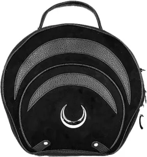 RE Style Restyle Eclipse Moon Crescent Lunar Gothic Punk Occult Celestial Handbag Purse
