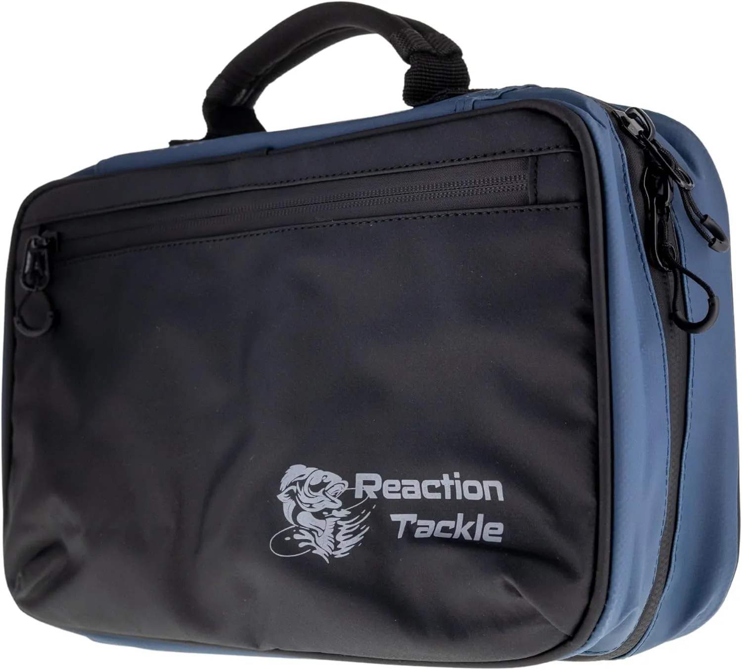 Reaction Tackle Deluxe Bait Binder – Water-Resistant Soft Plastic Bait Storage Bag, Saltwater & Freshwater Fishing Tackle Organizer, Lure Bag for Bass, Kayak, and Boat Fishing