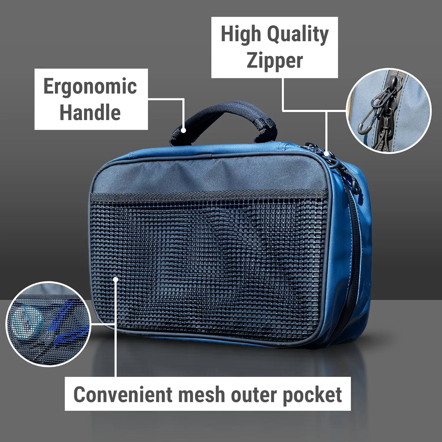 Reaction Tackle Deluxe Bait Binder – Water-Resistant Soft Plastic Bait Storage Bag, Saltwater & Freshwater Fishing Tackle Organizer, Lure Bag for Bass, Kayak, and Boat Fishing
