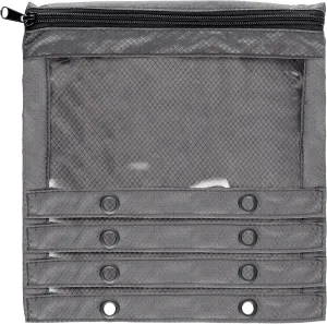 Reaction Tackle Deluxe Bait Binder – Water-Resistant Soft Plastic Bait Storage Bag, Saltwater & Freshwater Fishing Tackle Organizer, Lure Bag for Bass, Kayak, and Boat Fishing