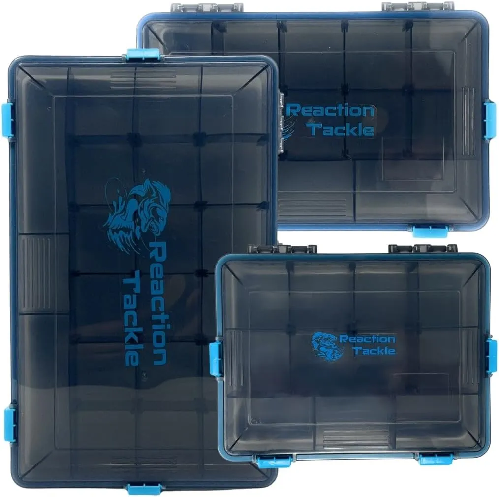 Reaction Tackle Ultimate Tackle Box Trays: Organize, Store, and Dominate with Our 4-Pack Kit! Perfect for Anglers on The Go - 3600 4-Pack