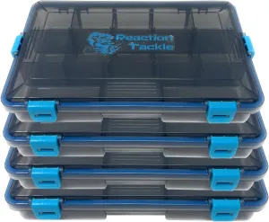 Reaction Tackle Ultimate Tackle Box Trays: Organize, Store, and Dominate with Our 4-Pack Kit! Perfect for Anglers on The Go - 3600 4-Pack