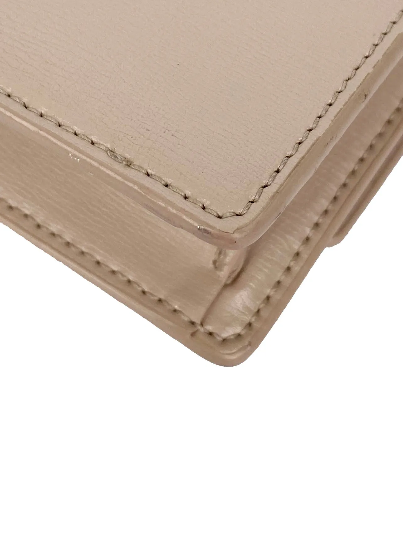 Saint Laurent Light Pink Sunset Chain Wallet