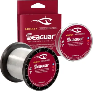 Seaguar AbrazX Freshwater Abrasion Resistant Fluorocarbon Fishing Line for Docks, Rocks, Weeds, & Logs - Multiple Sizes