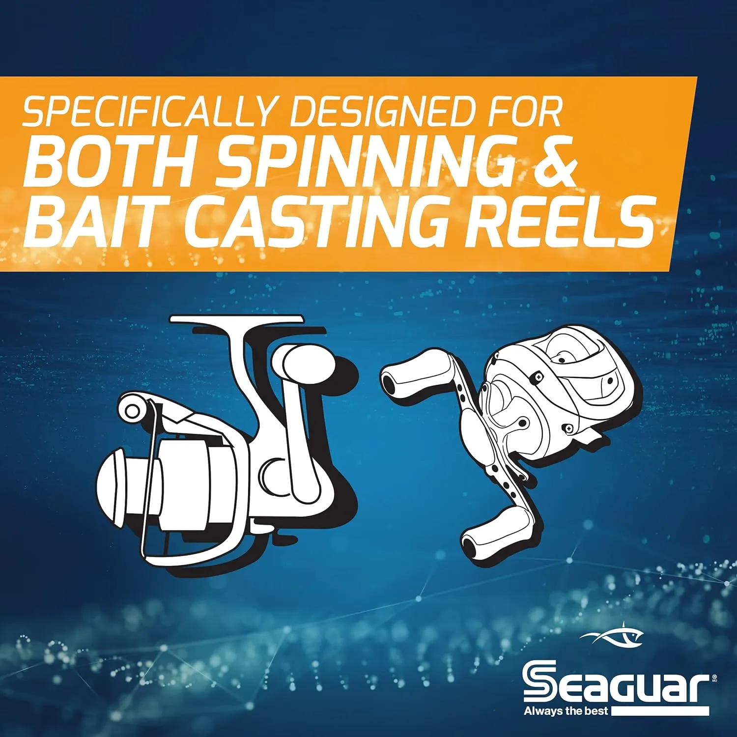 Seaguar AbrazX Freshwater Abrasion Resistant Fluorocarbon Fishing Line for Docks, Rocks, Weeds, & Logs - Multiple Sizes