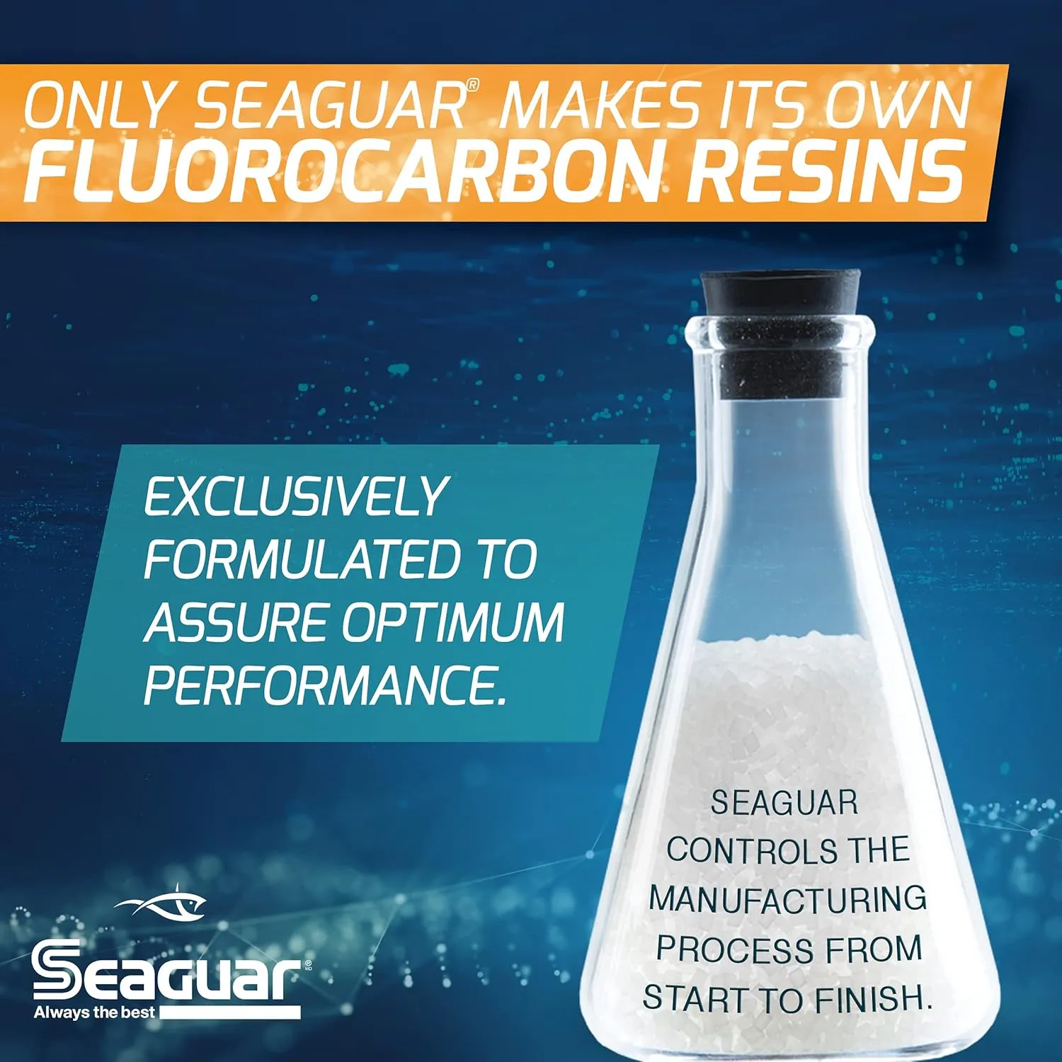 Seaguar AbrazX Freshwater Abrasion Resistant Fluorocarbon Fishing Line for Docks, Rocks, Weeds, & Logs - Multiple Sizes
