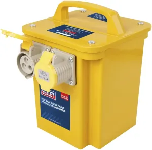 Sealey WST3000 3000VA Portable Transformer, Yellow