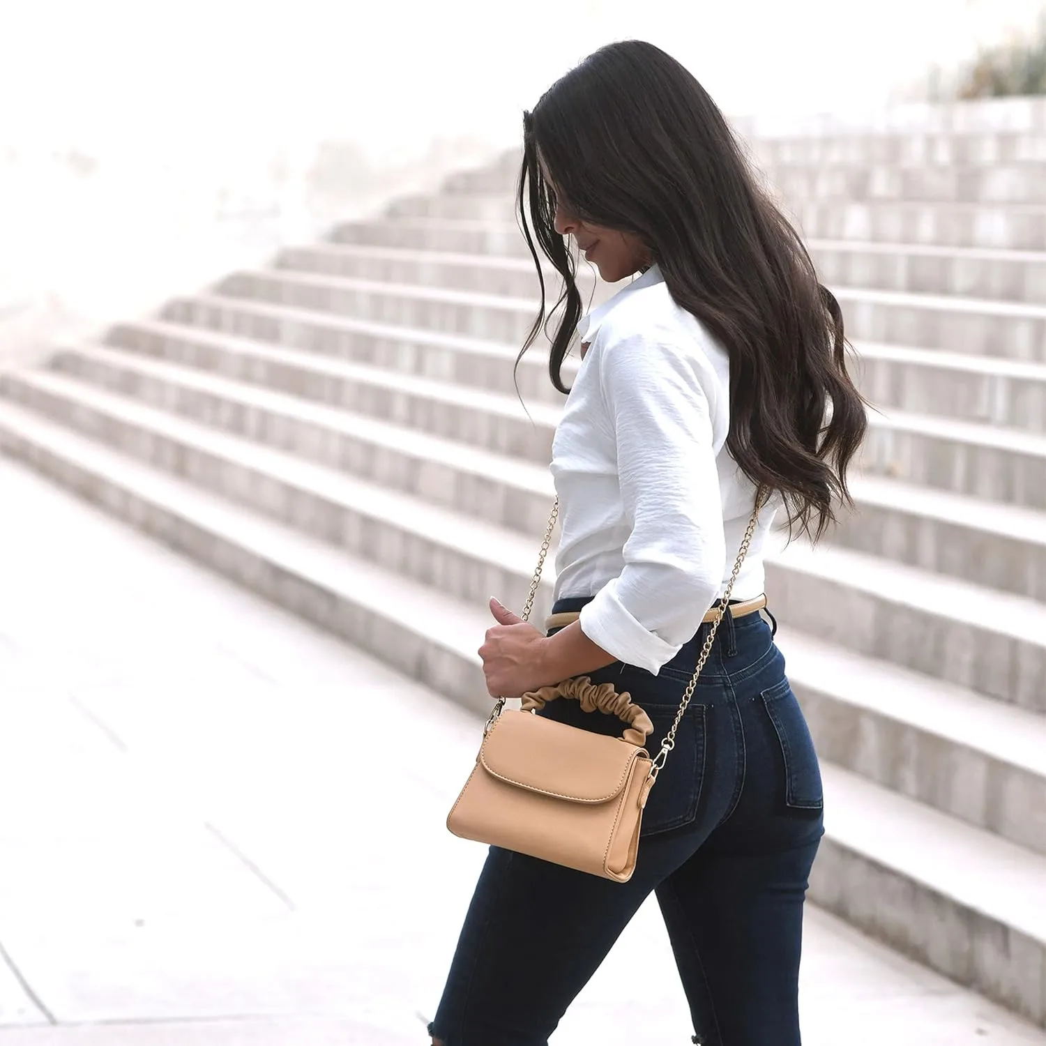 SG SUGU Mini Top handle Crossbody Bag