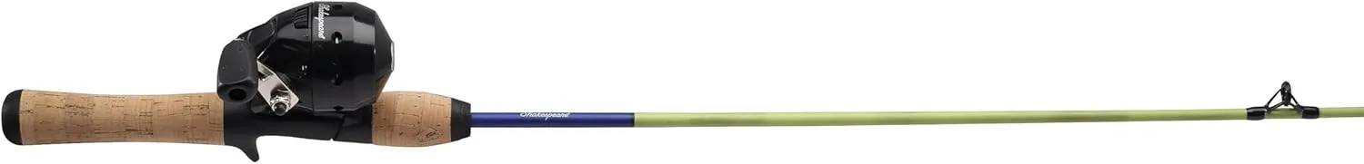 Shakespeare Catch More Fish Spincast Reel and Fishing Rod Combo with Kit