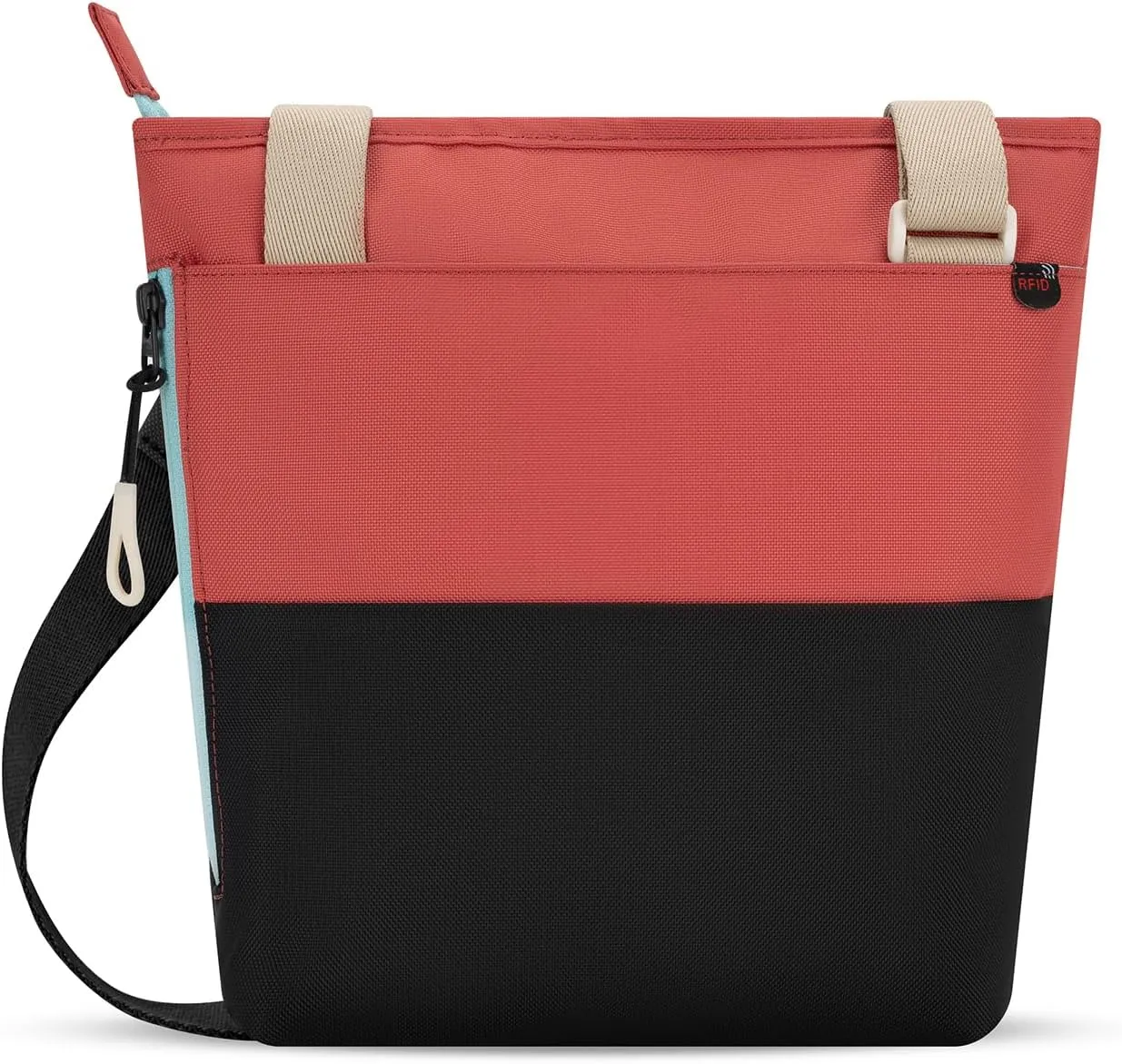 Sherpani Sadie, Nylon Crossbody Bag, Lightweight Shoulder Bag, Travel Cross Body Purse, Crossbody Bags for Women, RFID Protection with Removable Coin Purse (Reef)