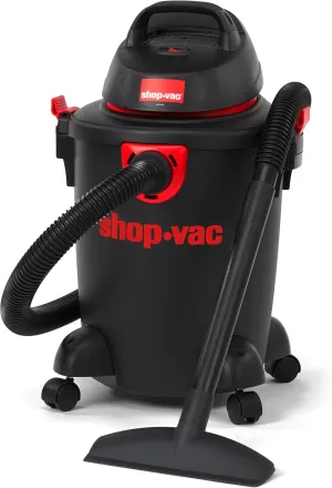 Shop-Vac 5985005 6 Gallon Wet/Dry Vacuum, 3.5 Peak HP, 1.25 Inch Diameter x 7 Foot Hose, 6 Foot Cord, Ideal for Home, Garage, and Workshop Cleaning