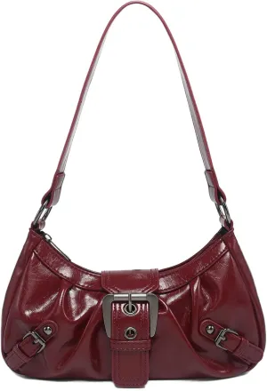 Shoulder Bag for Women Top Handle Handbag Purse Y2K Hobo Clutch Small Punk Purse Trendy