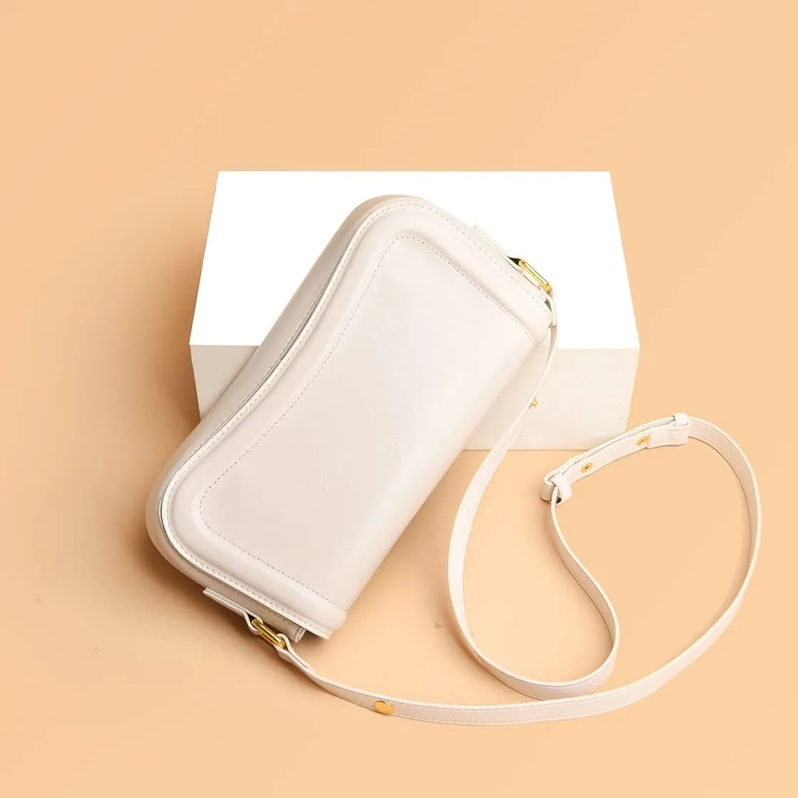 Shoulder Bag Retro Classic Purse Clutch Shoulder Tote HandBag with Zipper Closure for Women