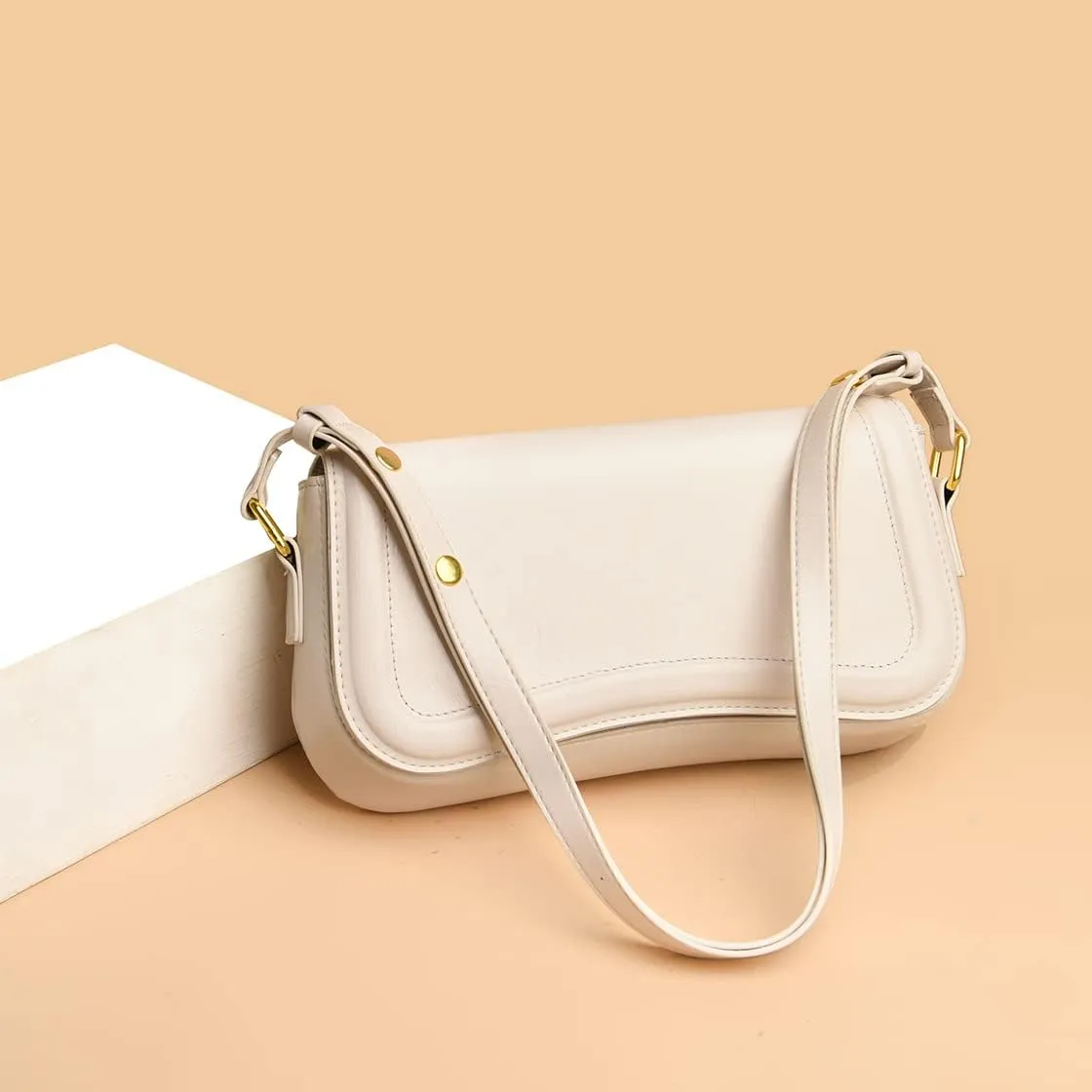 Shoulder Bag Retro Classic Purse Clutch Shoulder Tote HandBag with Zipper Closure for Women