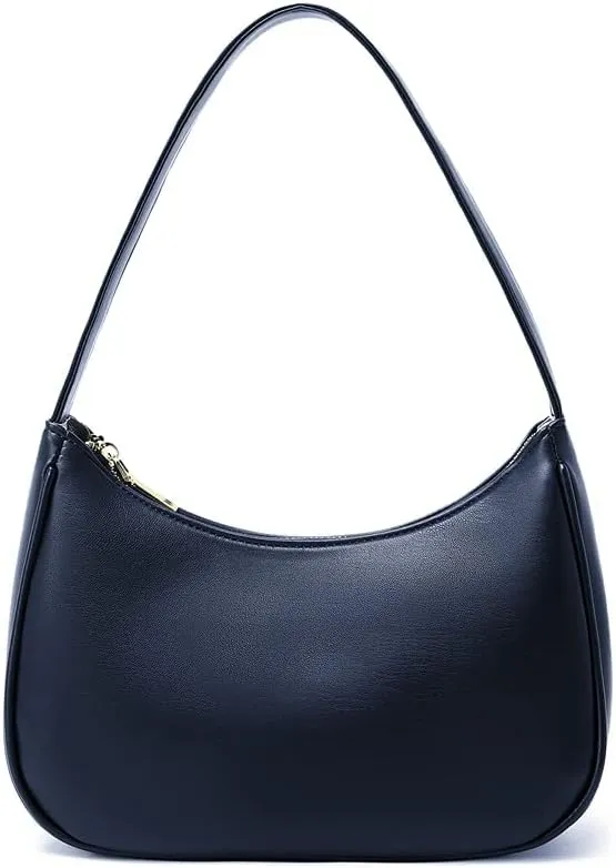 Shoulder Bags for Women, Cute Hobo Tote Handbag Mini Clutch Purse with Zipper Closure