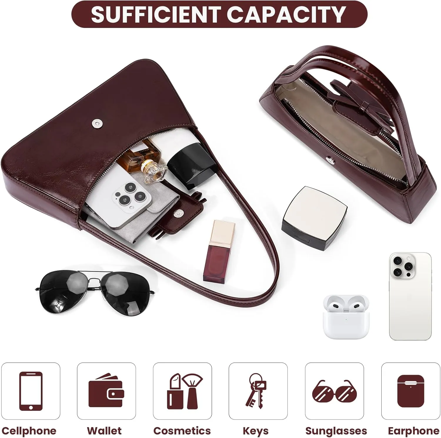 Shoulder Bags for Women Purses and Handbags Coquette Bow Purse Y2k Bag Small Shoulder Bag Mini Clutch Hobo Handbag