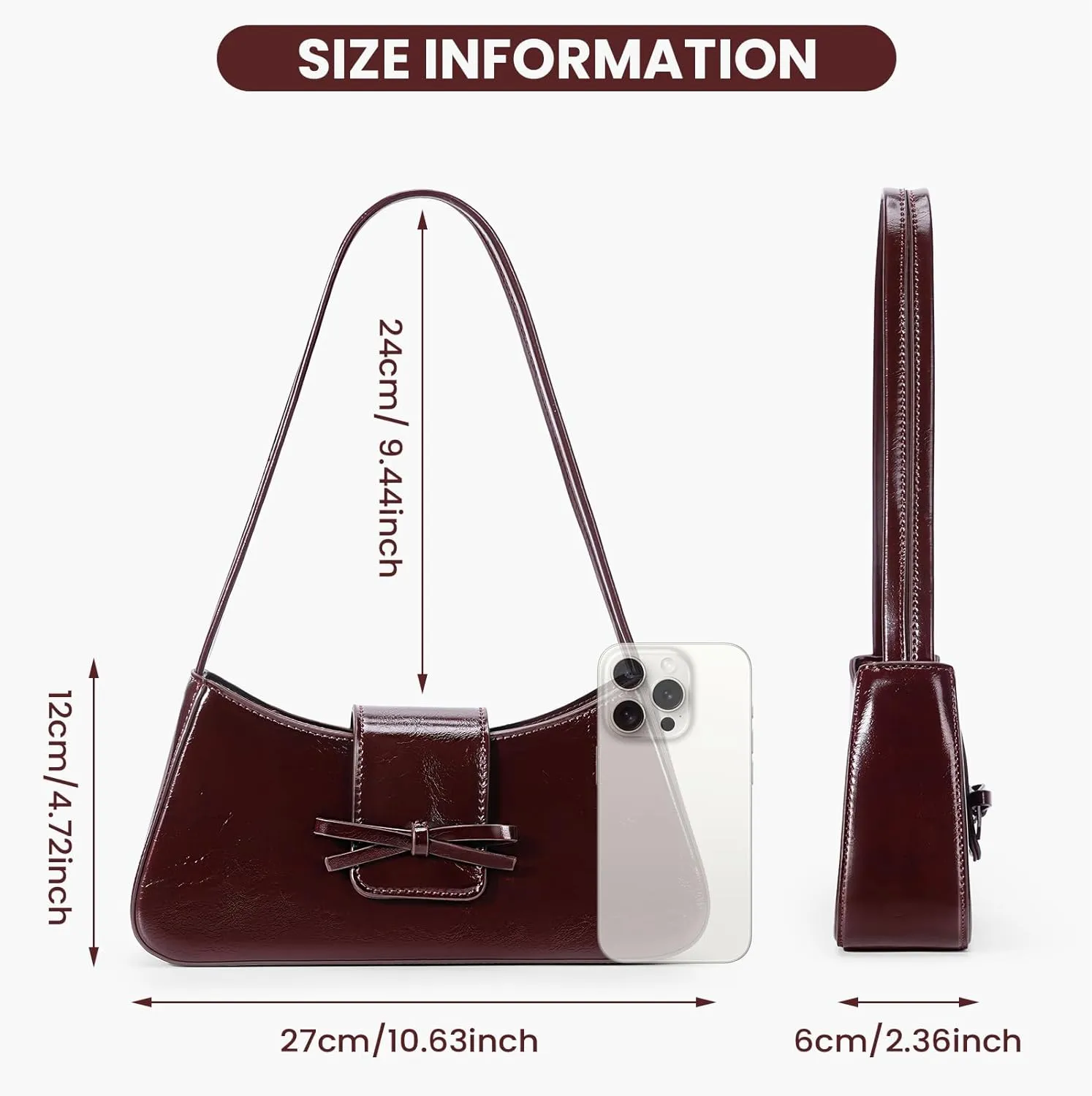 Shoulder Bags for Women Purses and Handbags Coquette Bow Purse Y2k Bag Small Shoulder Bag Mini Clutch Hobo Handbag