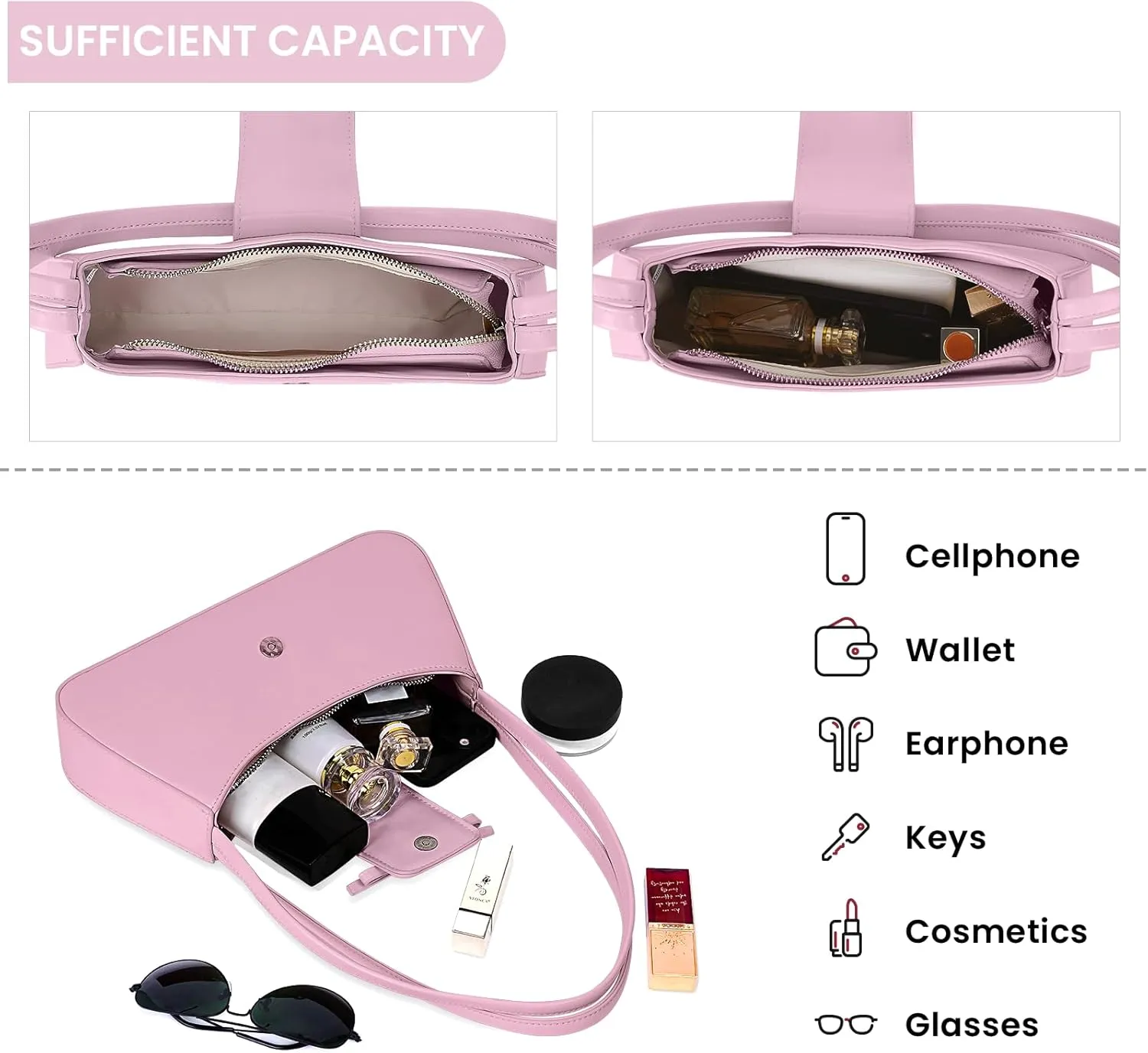 Shoulder Bags for Women Purses and Handbags Coquette Bow Purse Y2k Bag Small Shoulder Bag Mini Clutch Hobo Handbag
