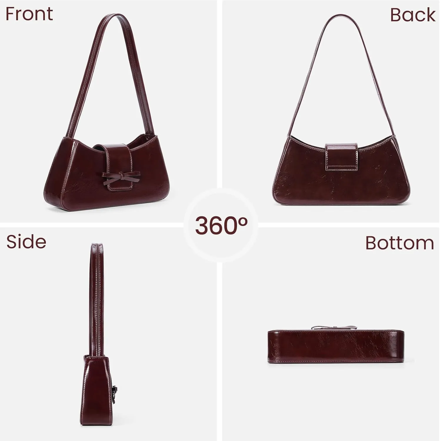 Shoulder Bags for Women Purses and Handbags Coquette Bow Purse Y2k Bag Small Shoulder Bag Mini Clutch Hobo Handbag