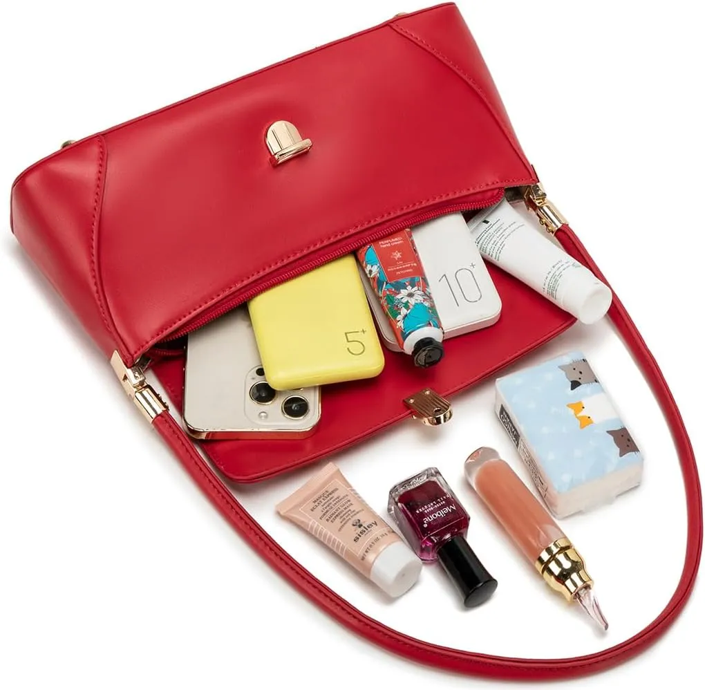 Shoulder Bags for Women Vintage Handbag Retro Classic Small Purse Cute Hobo Tote Handbag Mini Clutch Purse