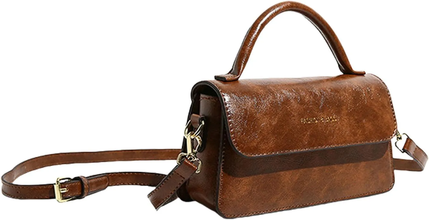 Shoulder Bags Retro Classic Purse Clutch Shoulder Simple HandBag with Zipper Closure Crossbody for Women