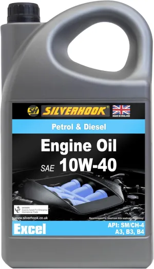 Silverhook SHLK3 Excel Semi SL/CF 10W/40 Oil, Blue Label, 5L