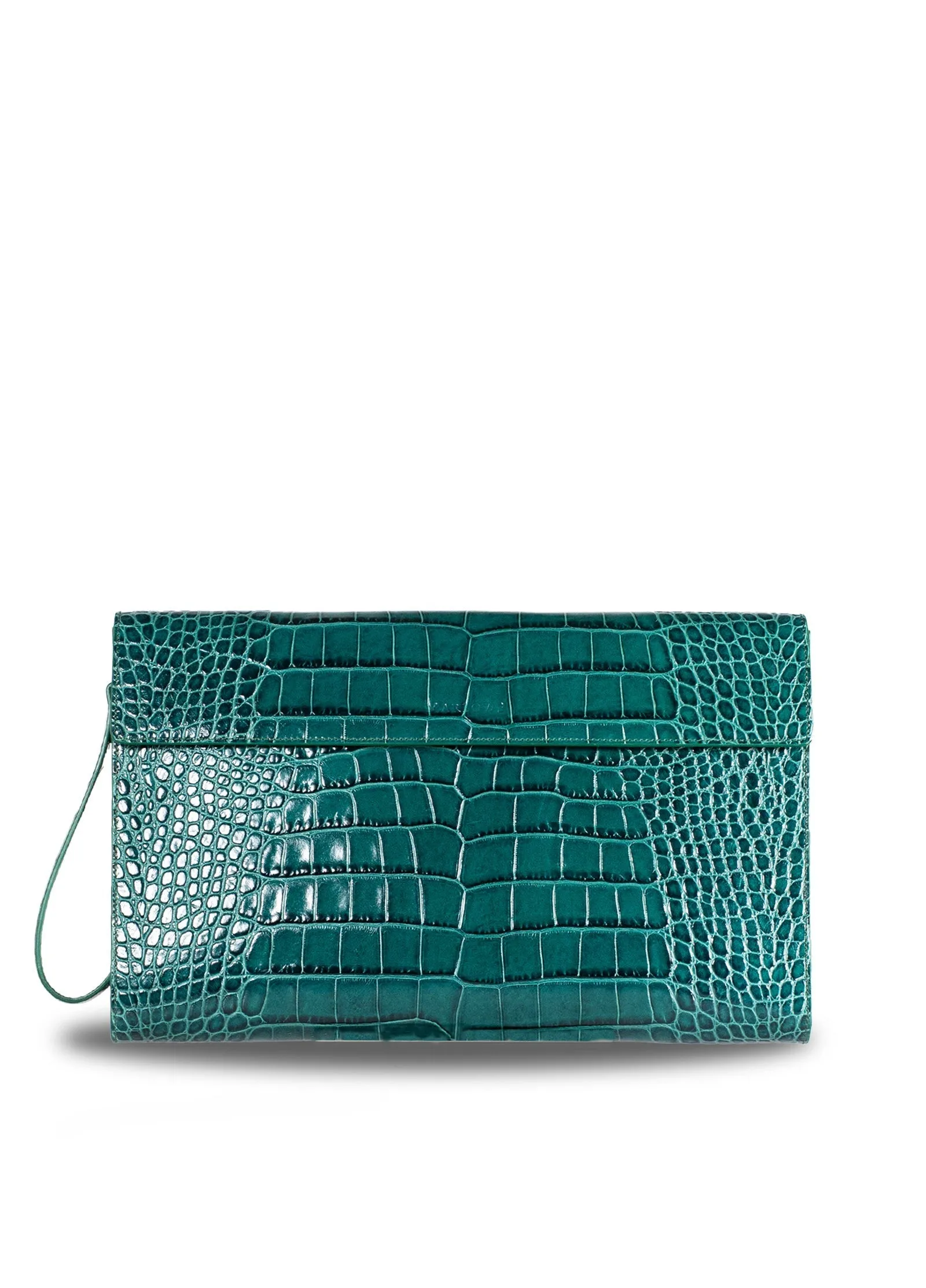Single Handle Leather Clutch Bag