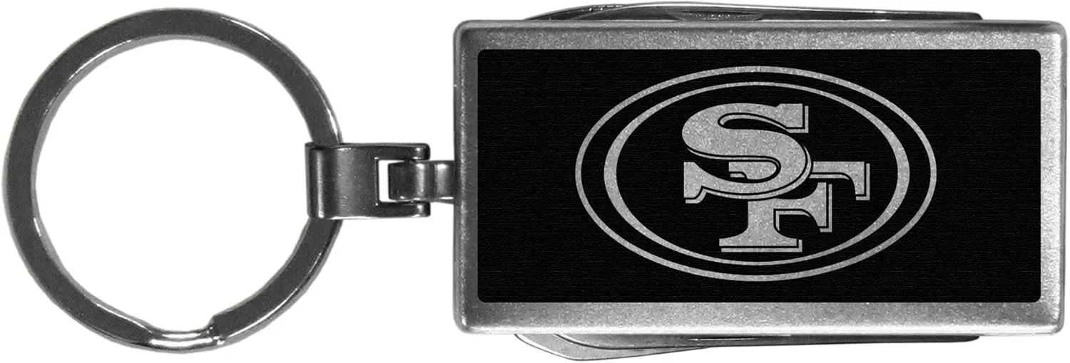 Siskiyou NFL unisex-adult Multi-tool Key Chain, Black