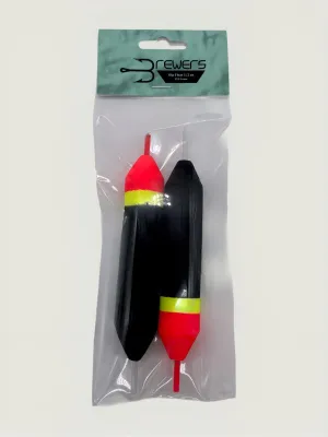 Slip Floats, 1/2oz, Set of 4, Orange/Yellow/Black - Salmon and Steelhead Floats