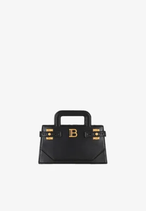 Small B-Buzz Leather Top Handle Bag
