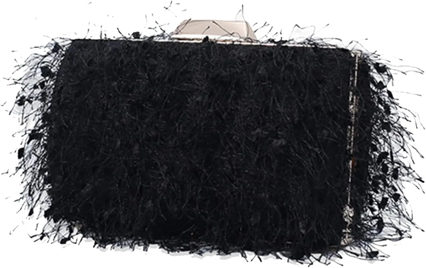 Small Clutch Purses for Women Fluffy Evening Bag