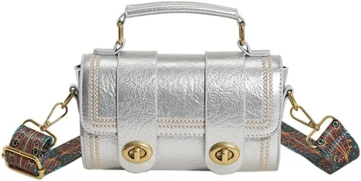 Small Crossbody Bags for Women Vintage Hobo Shoulder Handbag with Guitar Strap Crossbody Mobile Phone Purse