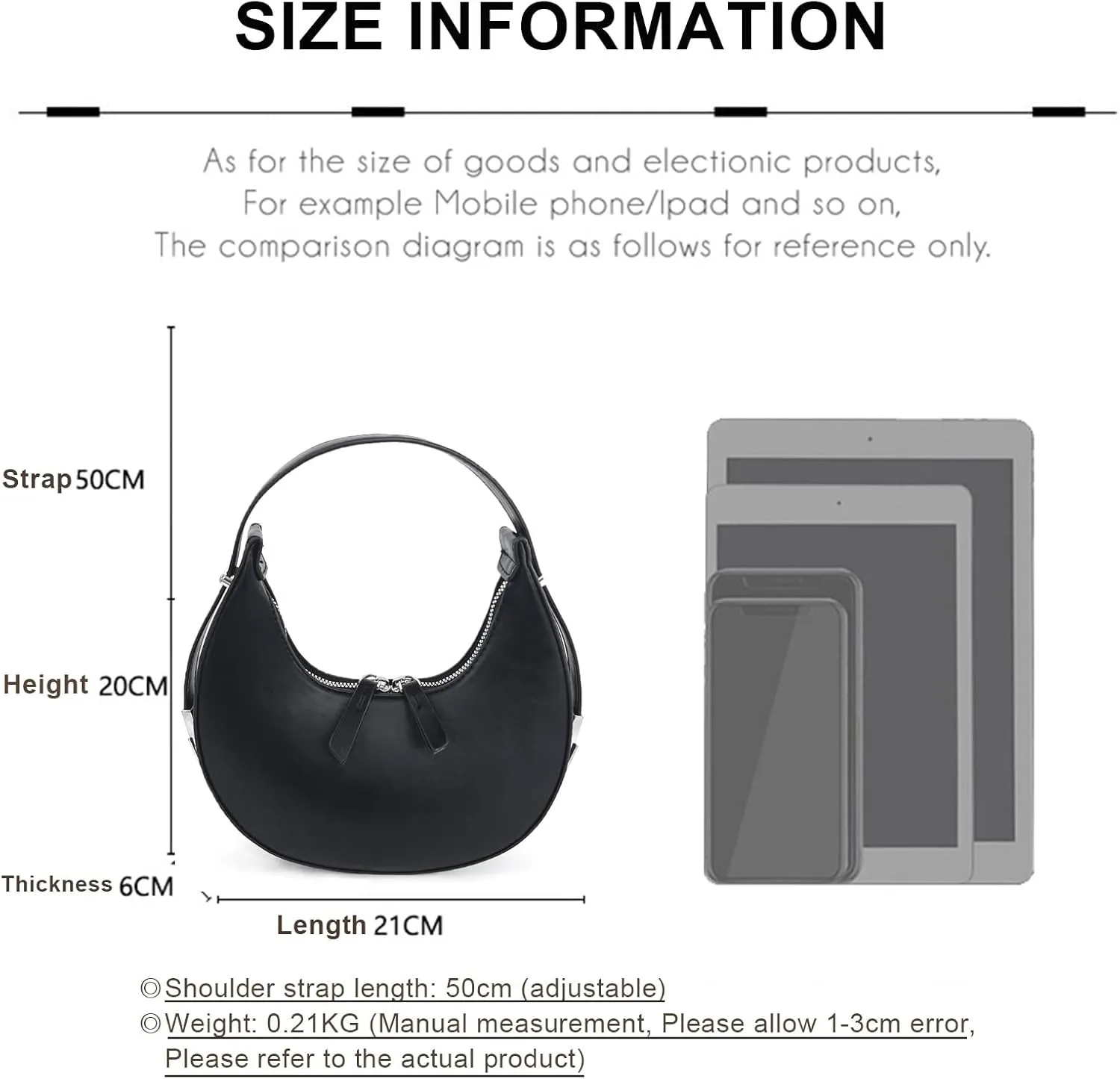 Small Purse for women,Trendy Cute Shoulder Bags Small Clutch Hobo Tote Handbag With Double Zipper Closure