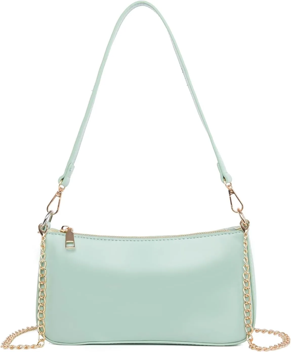 Small Shoulder Bag for Women Trendy Purse Retro Vegan Leather Hobo Purses Clutch Tote HandBags with Zipper Closure