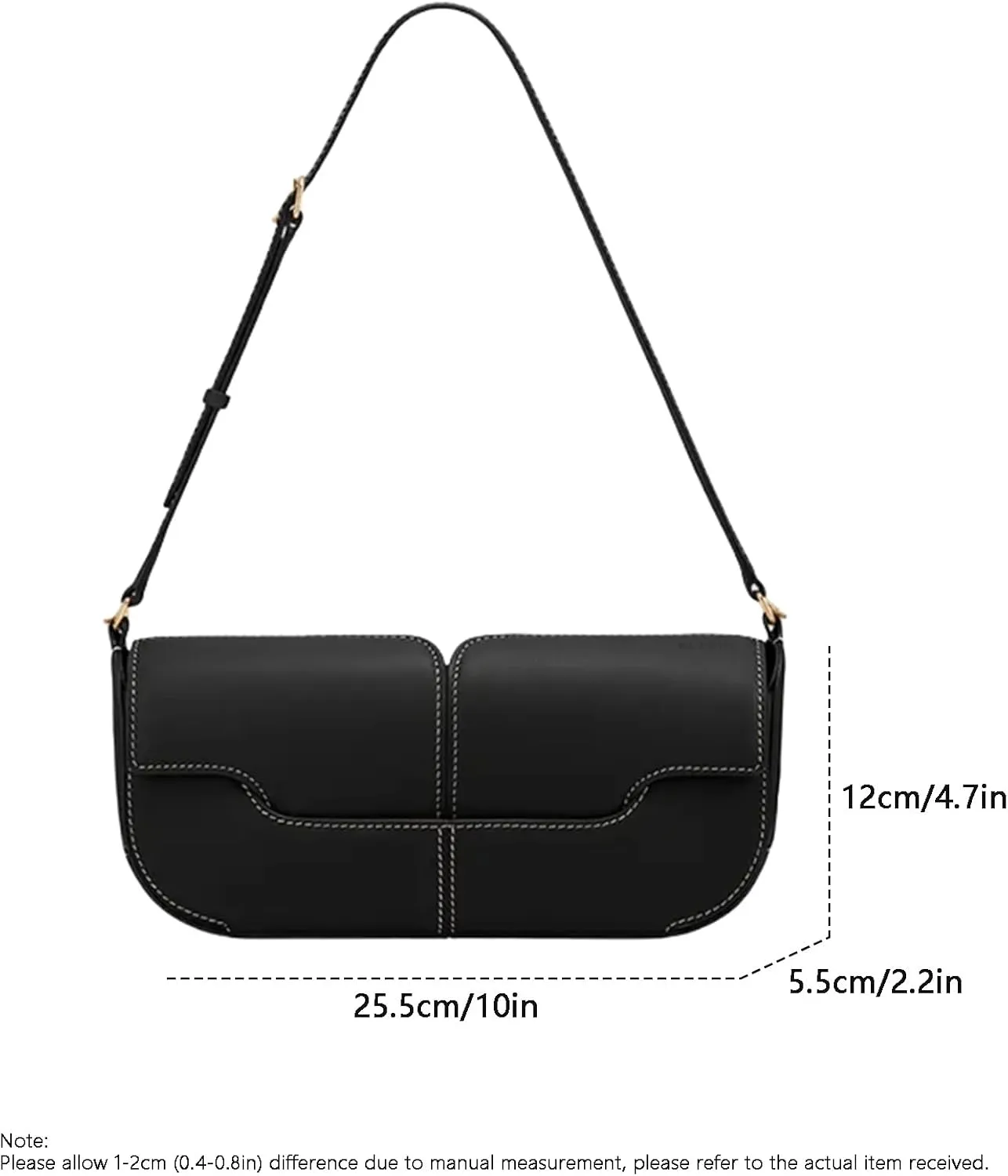 Small Shoulder Bag Ladies,Hundred Underarm Handbag,Classic Vintage Clutch Purse,Fashion Tote Bag for Women.