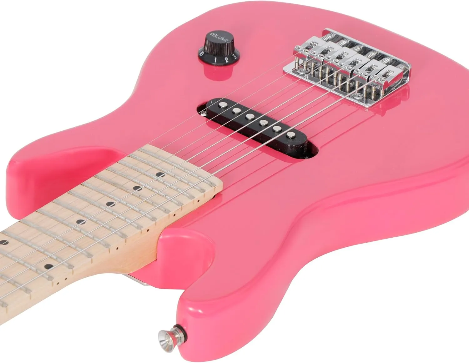 Smartxchoices 30" Inch Kids Electric Guitar with 5W Amp Cable Cord Pick Shoulder Strap Much More Guitar Combo Accessory Kit for Beginner Starter (Pink)