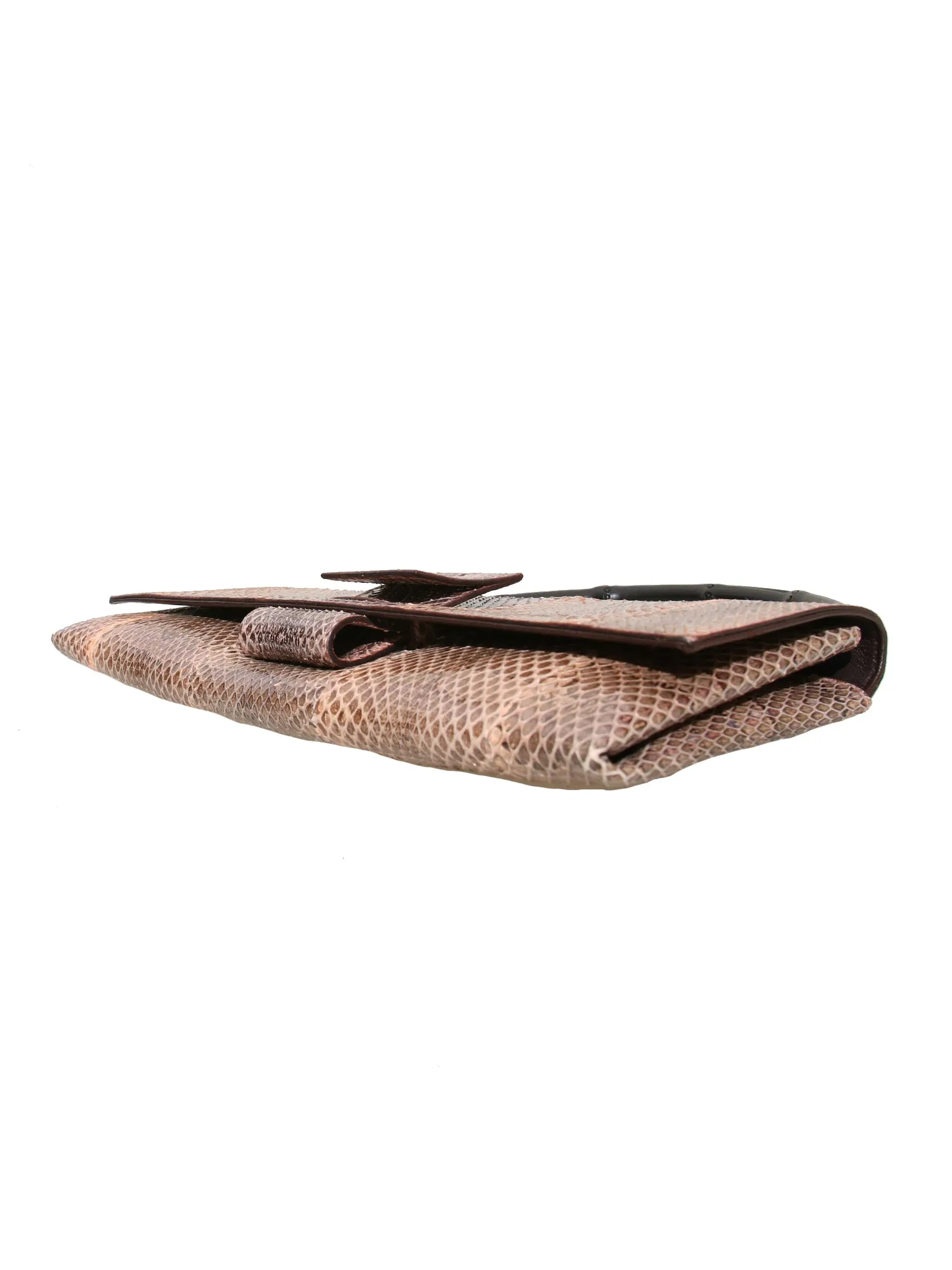 Snakeskin Bamboo Bag