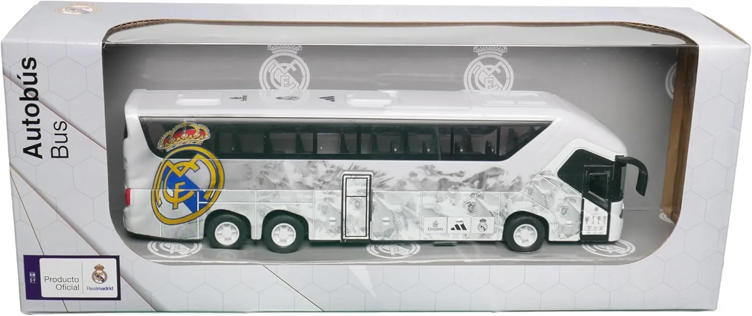 Sockers Real Madrid Official Collectible Miniature Team Bus