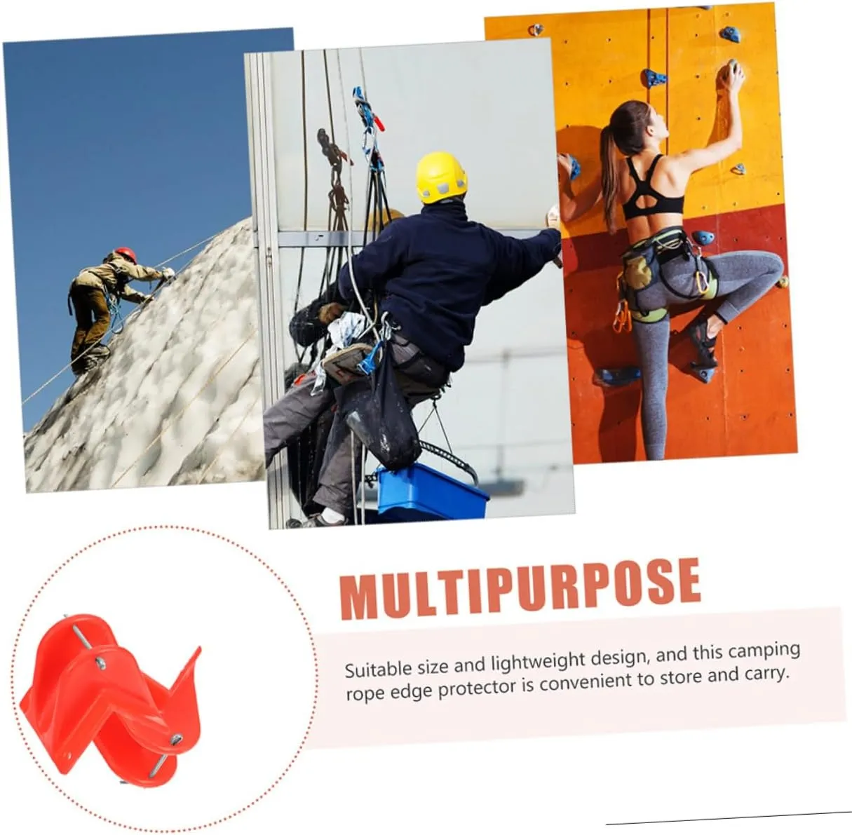 Sosoport 10 Pcs Climbing Rope Protector Climbing Rope Edge Protector Edge Protector for Rope Portable Rope