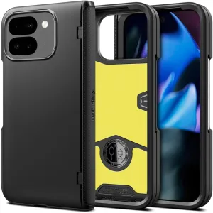 Spigen Slim Armor Pro Designed for Pixel 9 Pro Fold Case (2024) [Hinge Protection] - Black