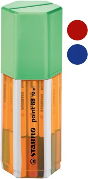 STABILO Point 88 Fineliner Pen Set, Set of 18, Multicolor