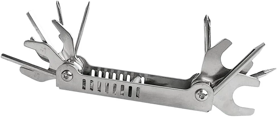 Stainless Steel 11 in 1 Scuba Diving Diver Maintenance and Repair Multi Tool
