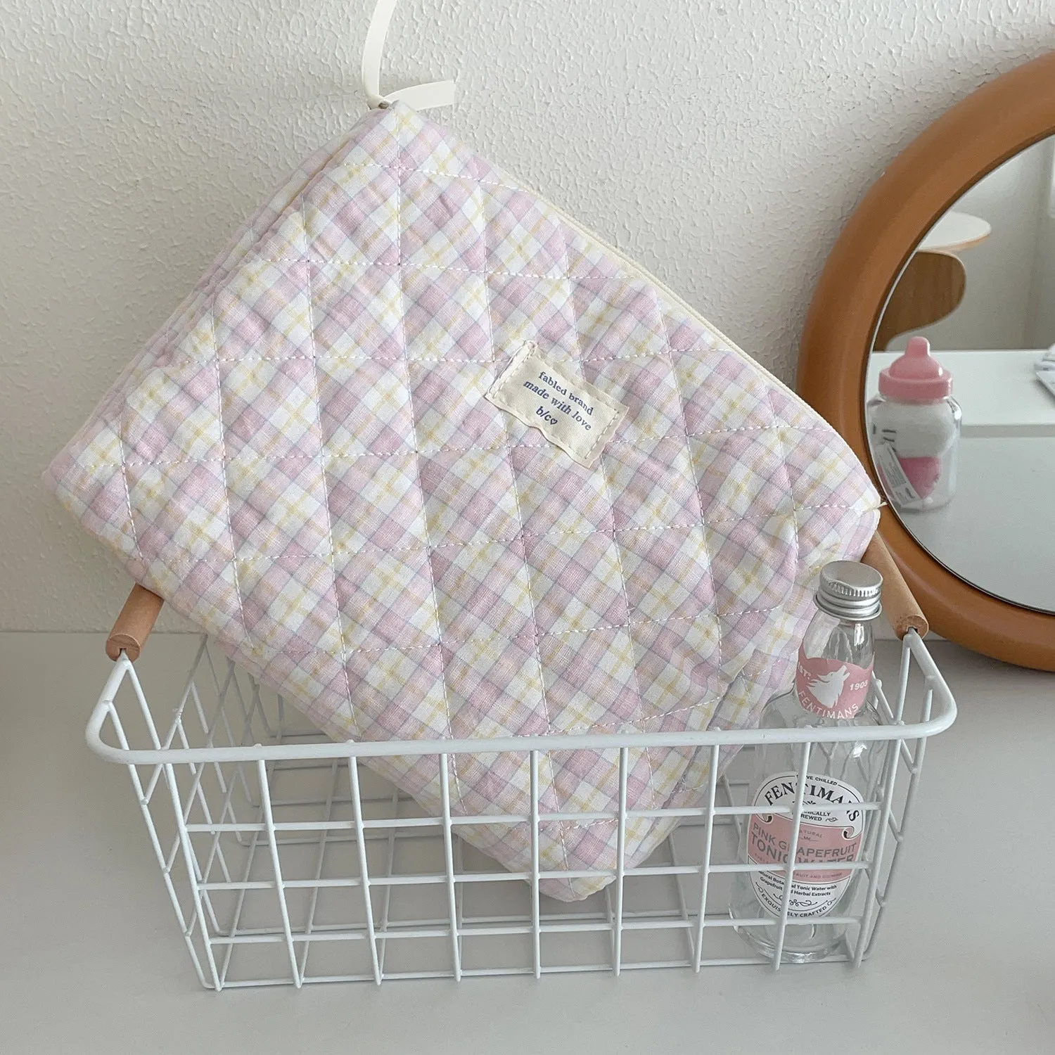 Storage Simple Large Capacity Portable Clutch Cosmetic Bags