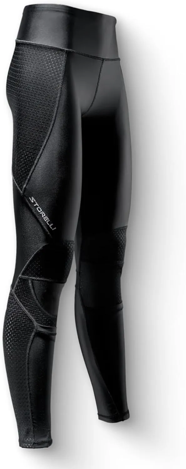 Storelli Women’s Bodyshield Turf Burn Leggings, Premium Turf Burn Protection for Knees, HIPS, and Calves, Form-Fitted Design