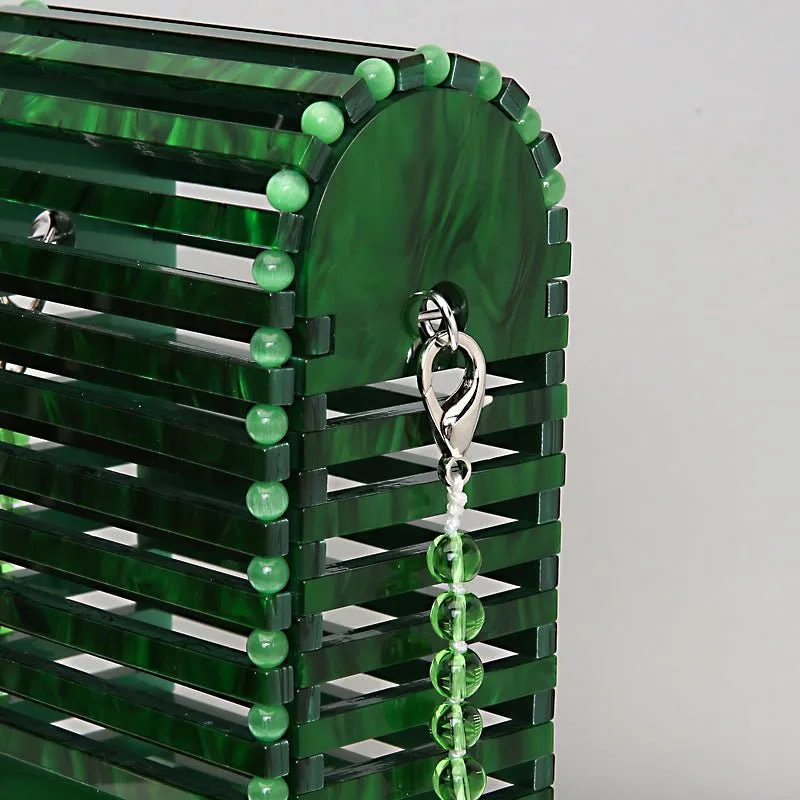 Summer Simple Acrylic Cutout Purse