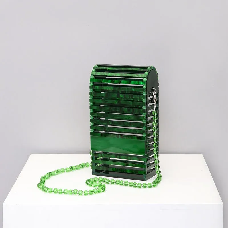 Summer Simple Acrylic Cutout Purse