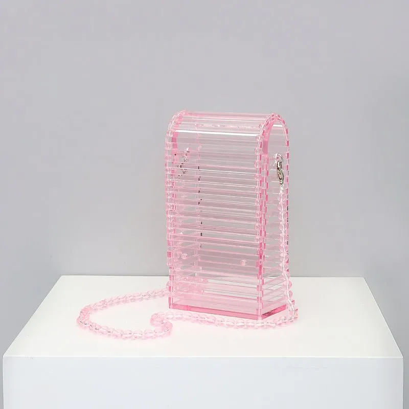 Summer Simple Acrylic Cutout Purse